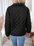 Damen-Fleecemantel Jacke in Uni-Farben